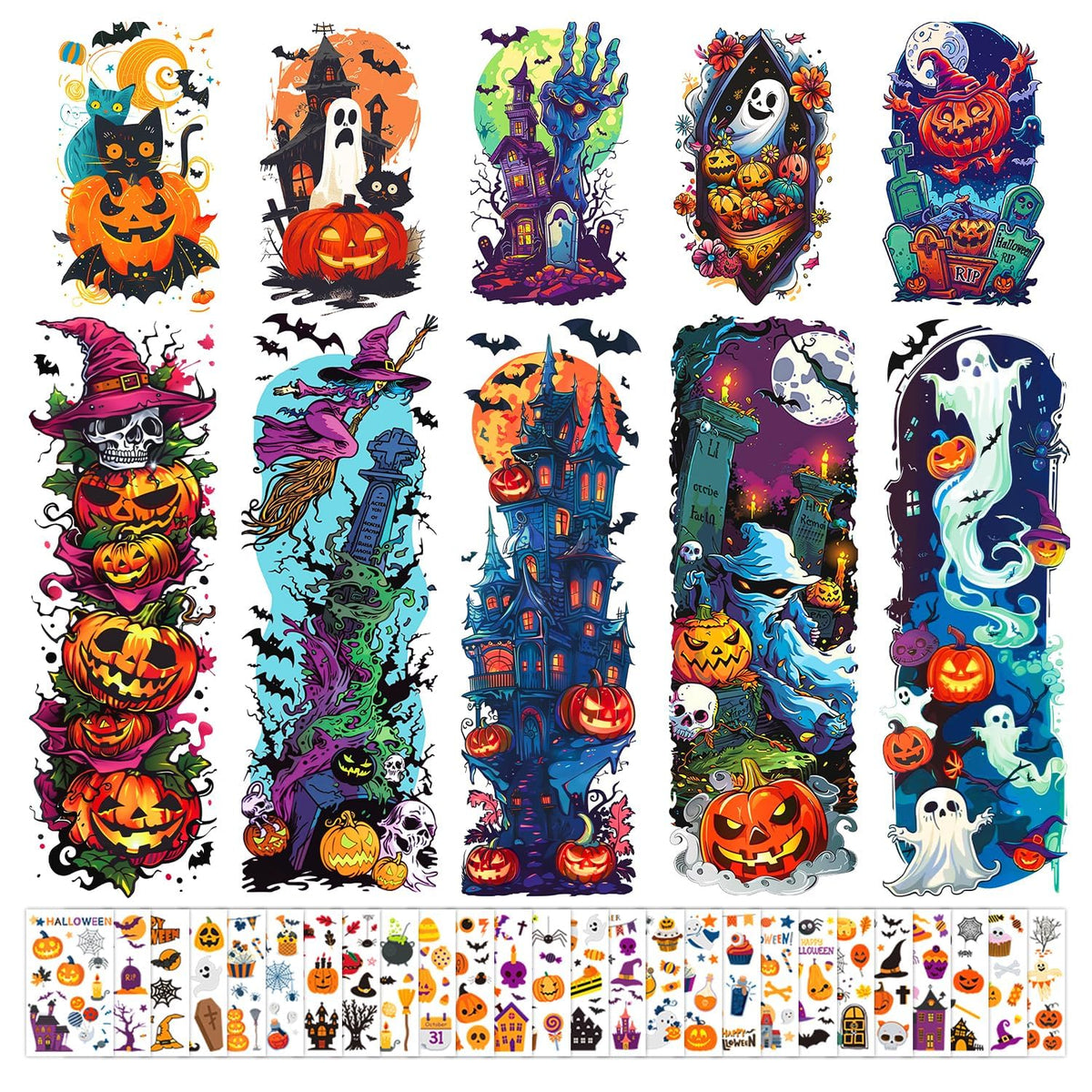 Kids Full & Half Arm Temporary Tattoo Sleeves