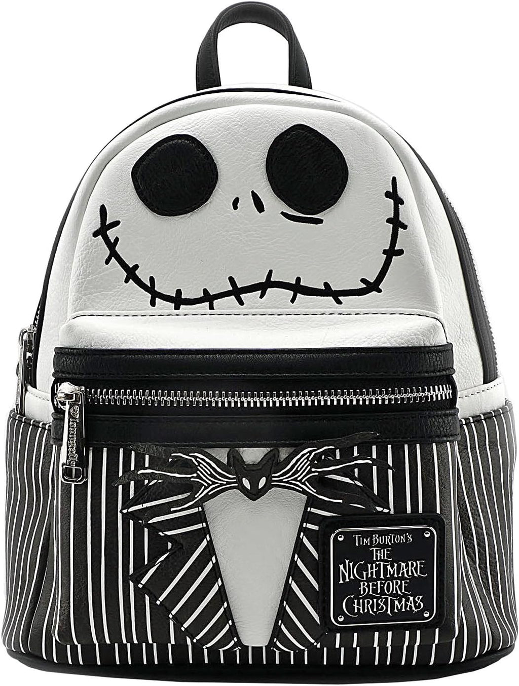 Loungefly X the Nightmare before Christmas Jack Cosplay Faux Leather Backpack (One Size, Black)