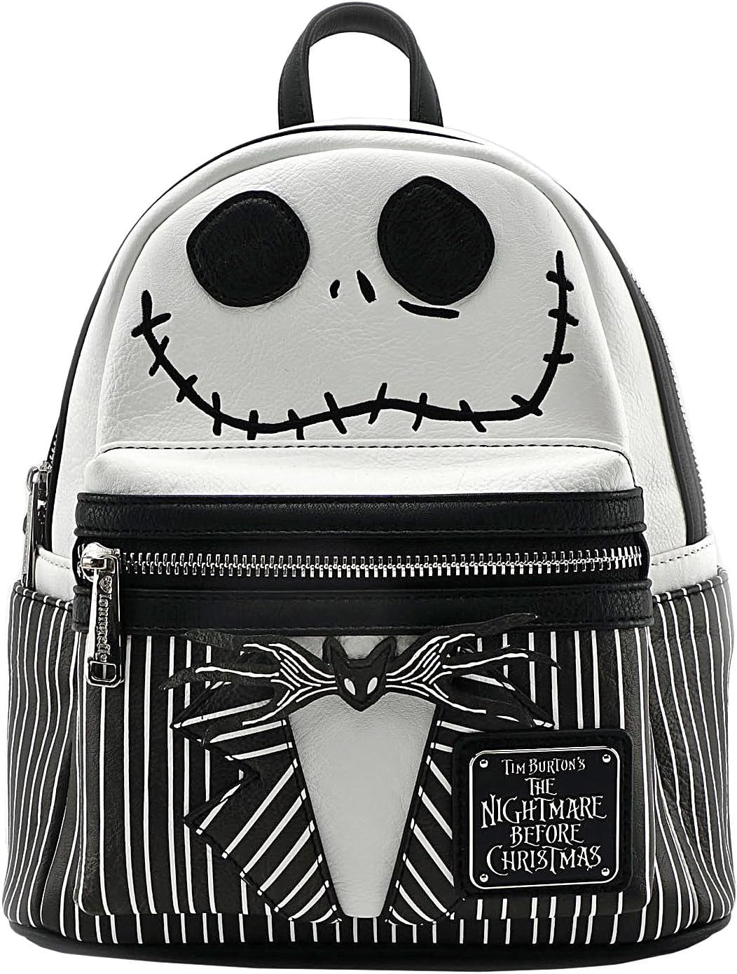 Loungefly X the Nightmare before Christmas Jack Cosplay Faux Leather Backpack (One Size, Black)