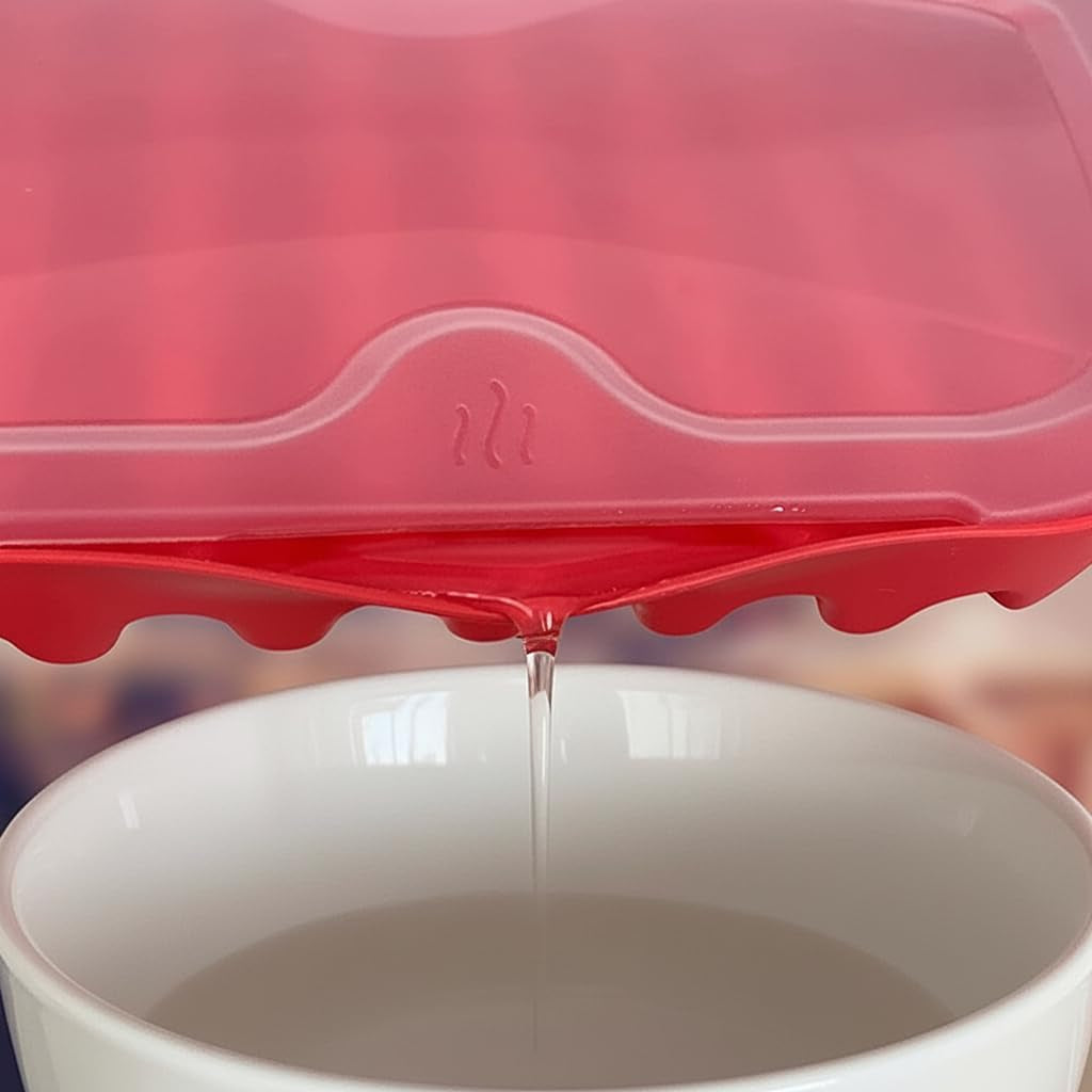 Microwave Bacon Tray with Splatter Lid, Microwave Easy Bacon Maker, Microwavable Bacon Grill Tray Make Crispy in Minutes