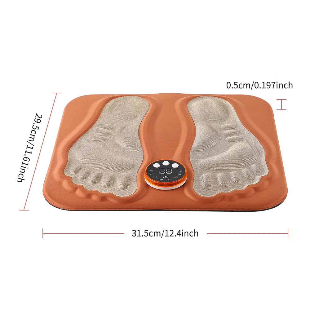 3D Foot Massage Pad Low Frequency Electrostimulator Massage Mat for Feet 8 Modes 29 Gears Relax Muscles Wireless Control Fitness