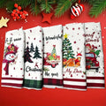 2025 New Year New Product Christmas Kitchen Dish Towel Microfiber Dish Towel Holiday Printed Towel Microfiber Dish Towel Holiday Printed Towel Kitchen Towel